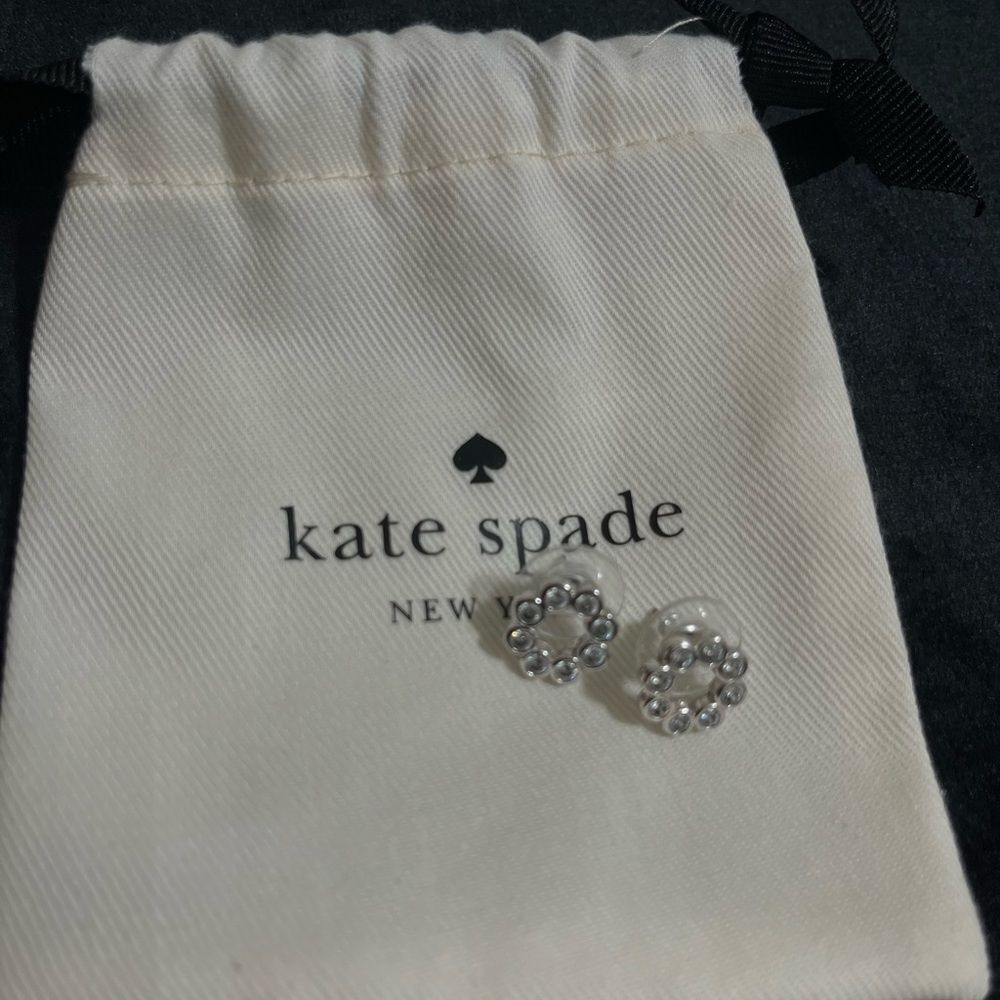 Kate Spade Silver Stud Earrings – Classic & Chic - Picture 2 of 3